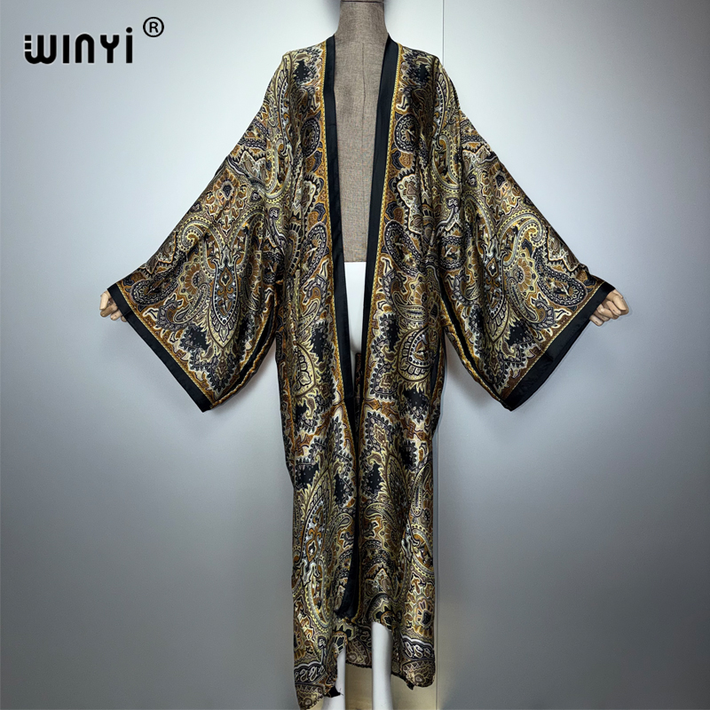 Kaftan Women Boho - WINYI kimono summer Cardigan africa beach
