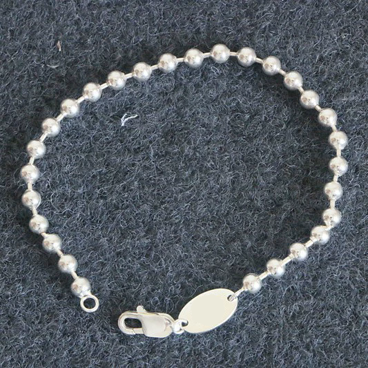 Ethnic Fashion Designer - S925 Sterling Silver Bracelet Letter cross