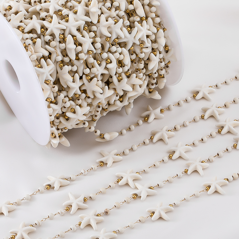 Ethnic Fashion Jewellery - 0.5M 1M Stainless Steels Beach White
