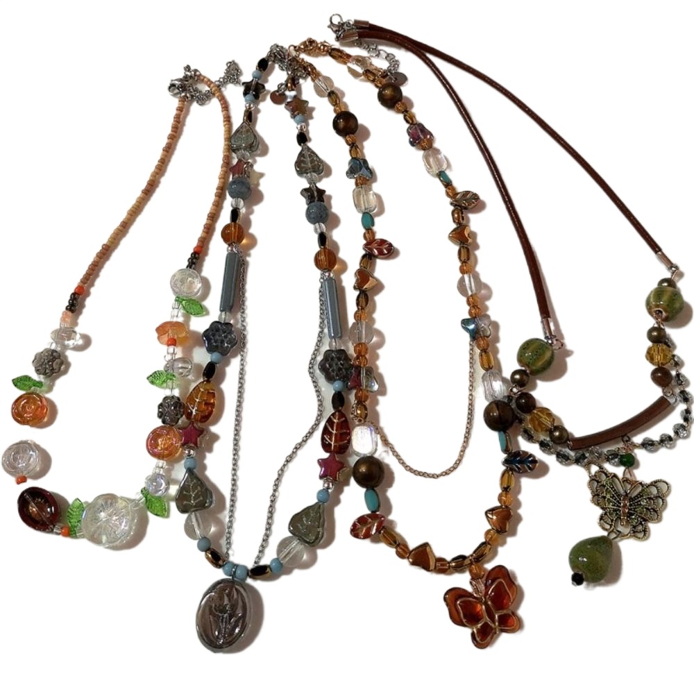 Fashion Bead Bohemia Necklace  - Y2K Ethnic Fashion 리뷰 및 가격