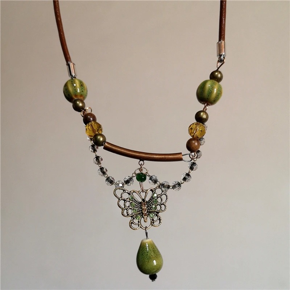 Fashion Bead Bohemia Necklace  - Y2K Ethnic Fashion 리뷰 및 가격
