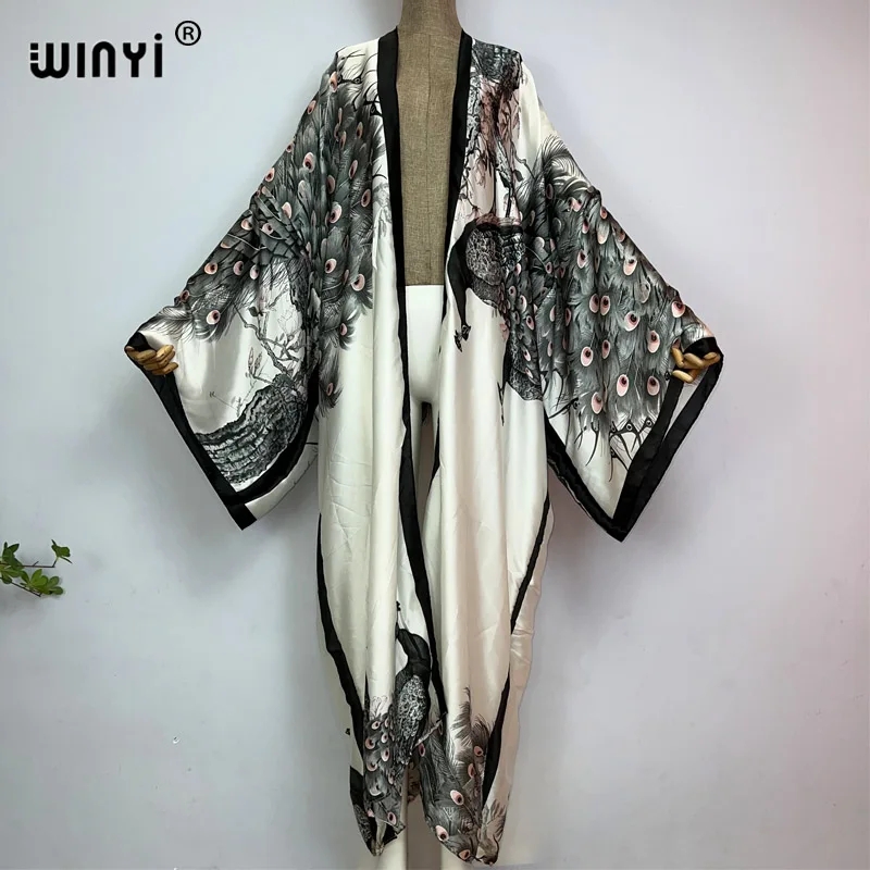 WINYI Summer Classic peacock p - Kaftan Women Boho 리뷰 및 가격