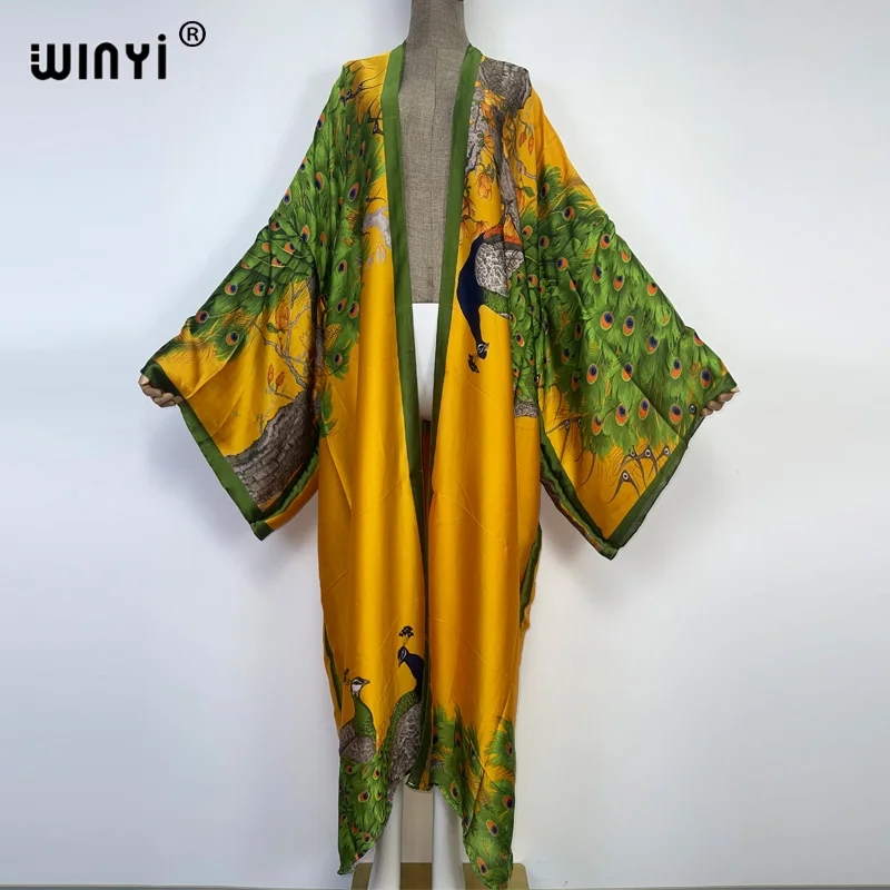 WINYI Summer Classic peacock p - Kaftan Women Boho 리뷰 및 가격