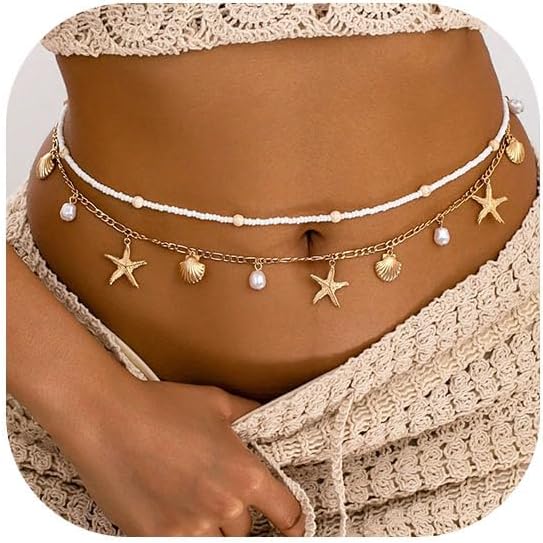 Starfish Waist Chain Women Adj - Ethnic Fashion Jewellery 리뷰 및 가격