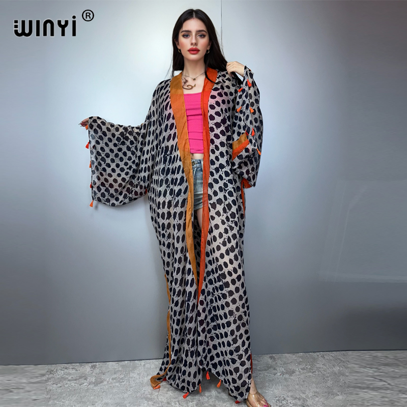 WINYI summer outfit kimono Ame - Kaftan Women Boho 리뷰 및 가격