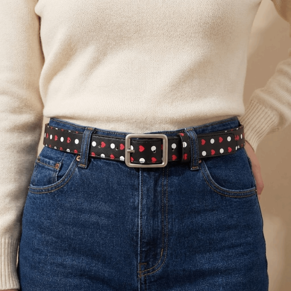 Fashion Pin Buckle Polk Dot Be - Y2K Ethnic Fashion 리뷰 및 가격