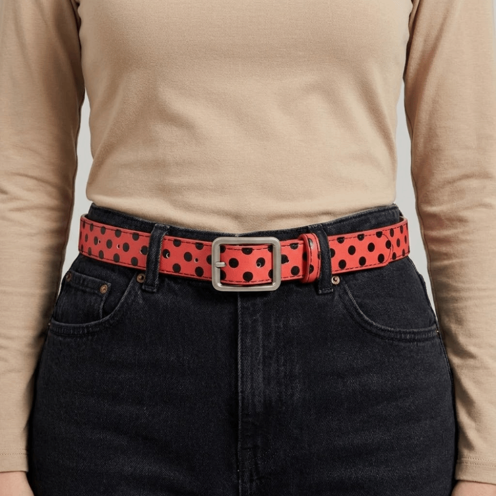 Fashion Pin Buckle Polk Dot Be - Y2K Ethnic Fashion 리뷰 및 가격
