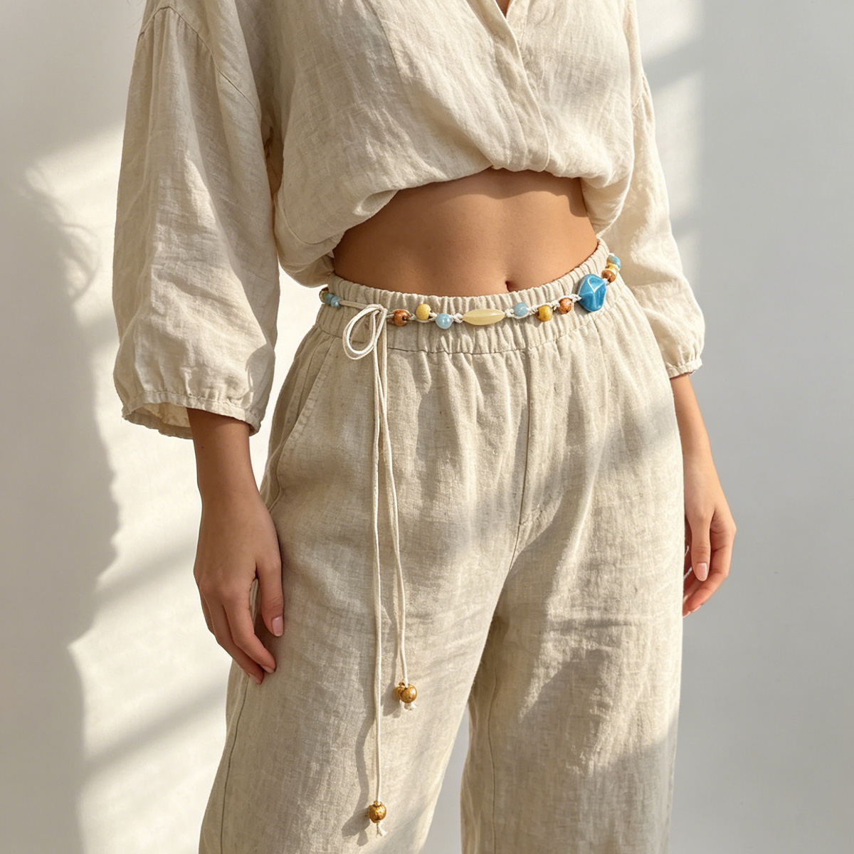 Bohème Ethnic Floral Waist Cha - Y2K Ethnic Fashion 리뷰 및 가격