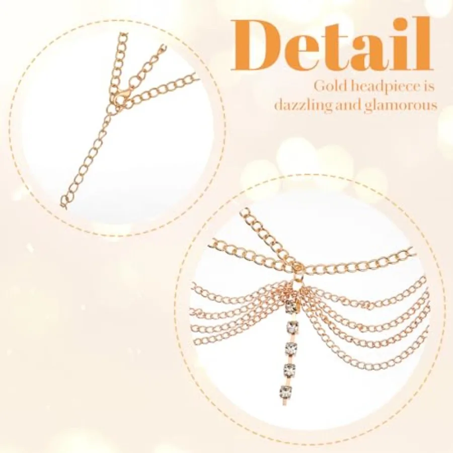 Xindojuz Gold Headpiece, Boho  - Ethnic Fashion Jewellery 리뷰 및 가격