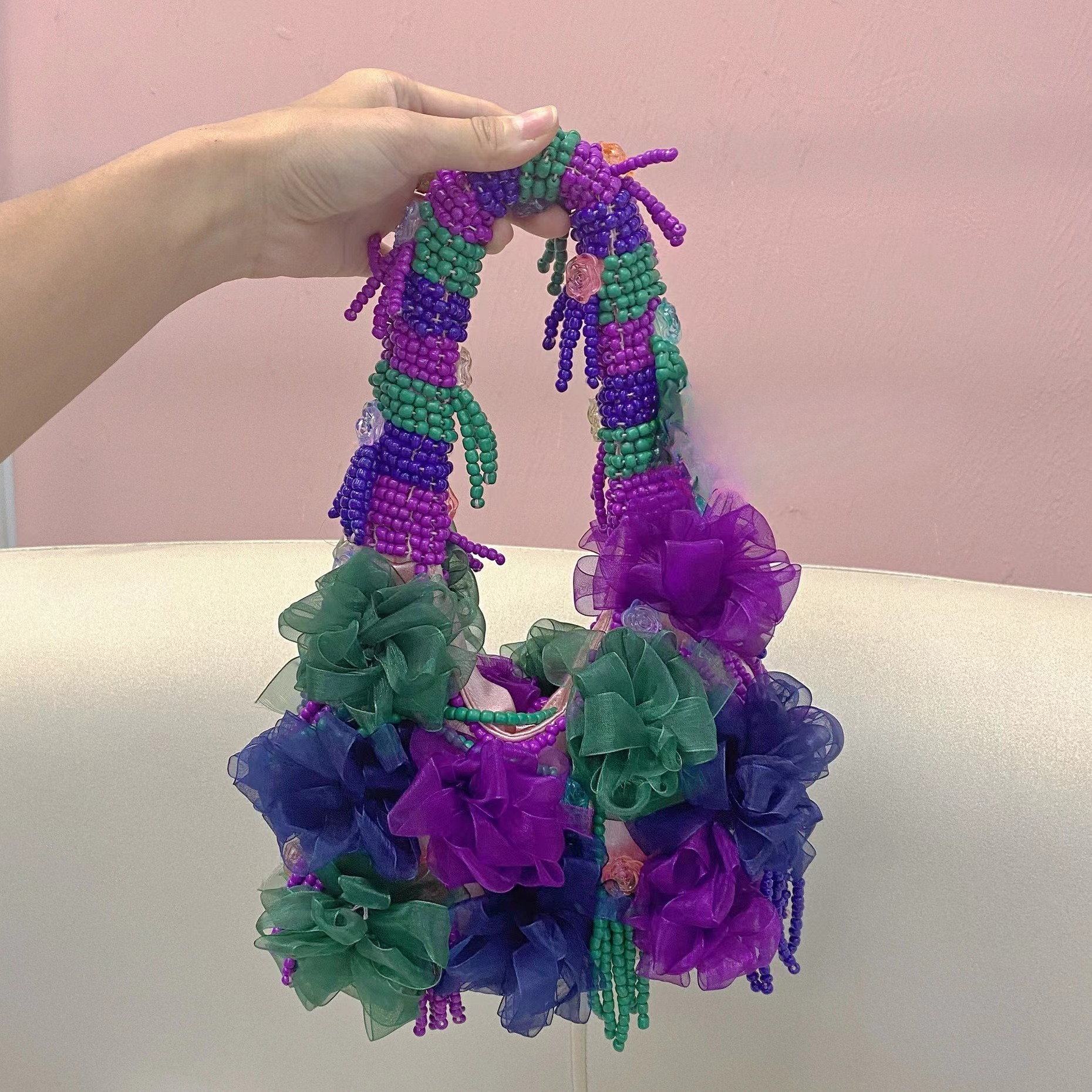Purple fashion retro flower be - Ethnic Fashion Designer 리뷰 및 가격