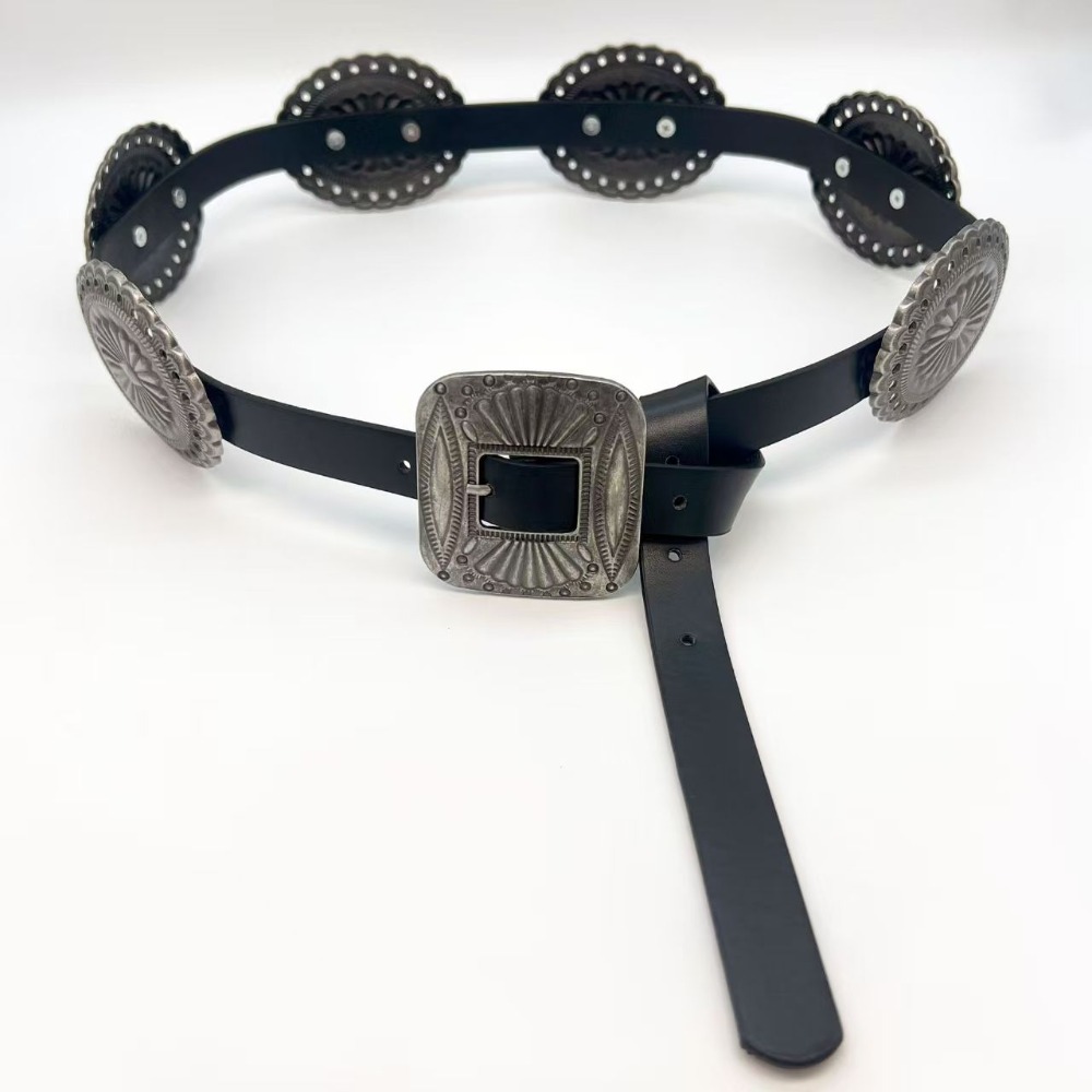 Fashion Y2K Metal Carved Belts - Y2K Ethnic Fashion 리뷰 및 가격