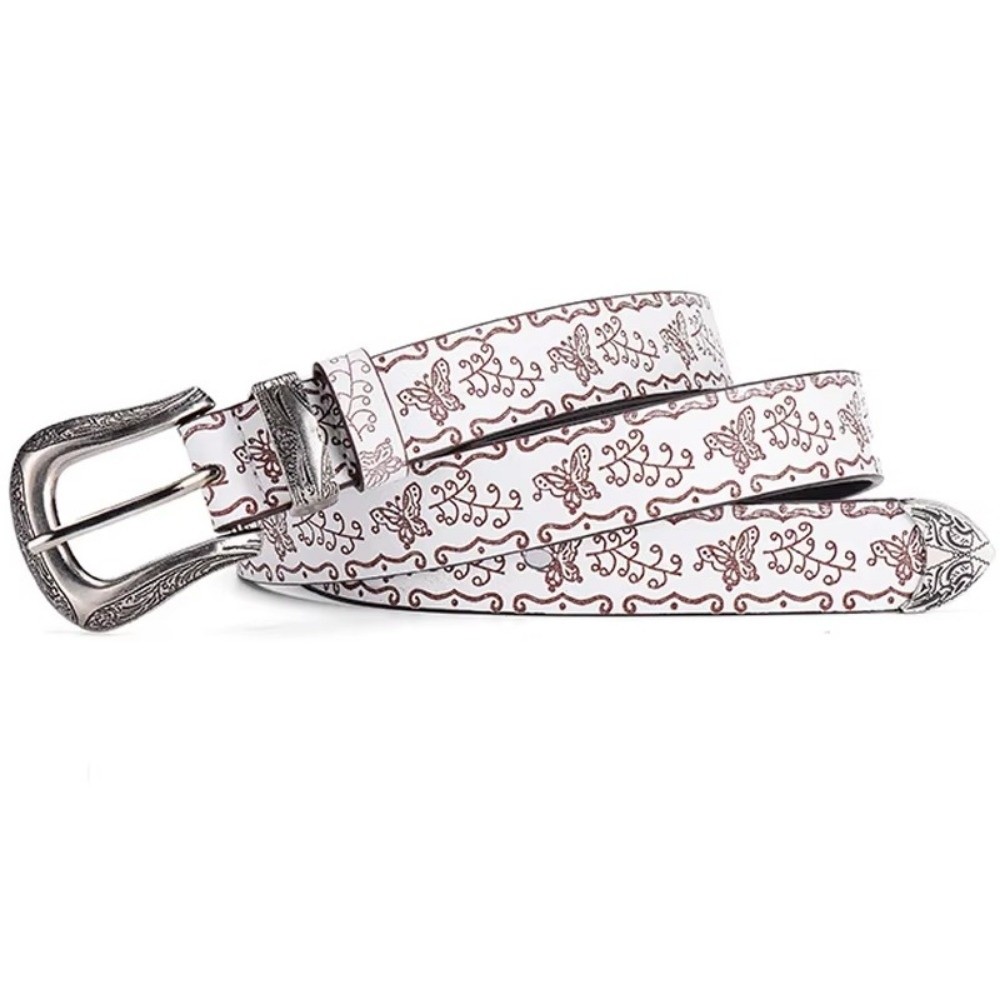 Y2k Printed Women's Faux Leath - Y2K Ethnic Fashion 리뷰 및 가격