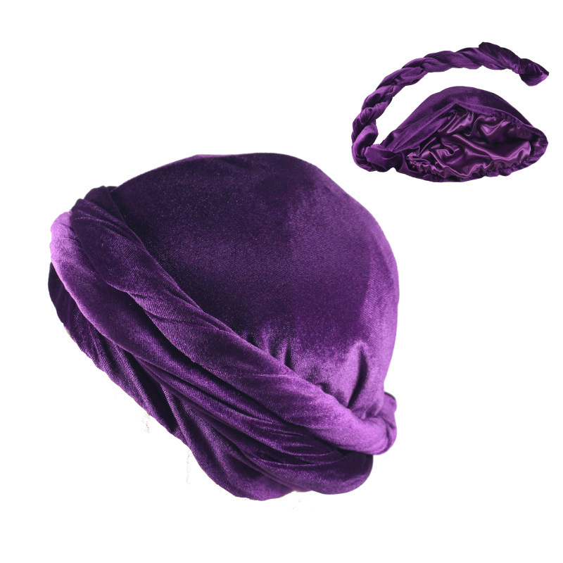 Solid Color Men's Velvet Head  - Ethnic Fashion Designer 리뷰 및 가격