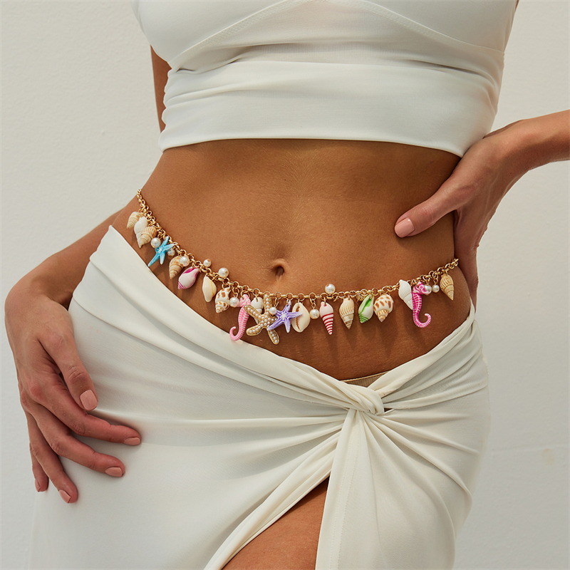 Boho Starfish Shell Pendant Wa - Ethnic Fashion Jewellery 리뷰 및 가격