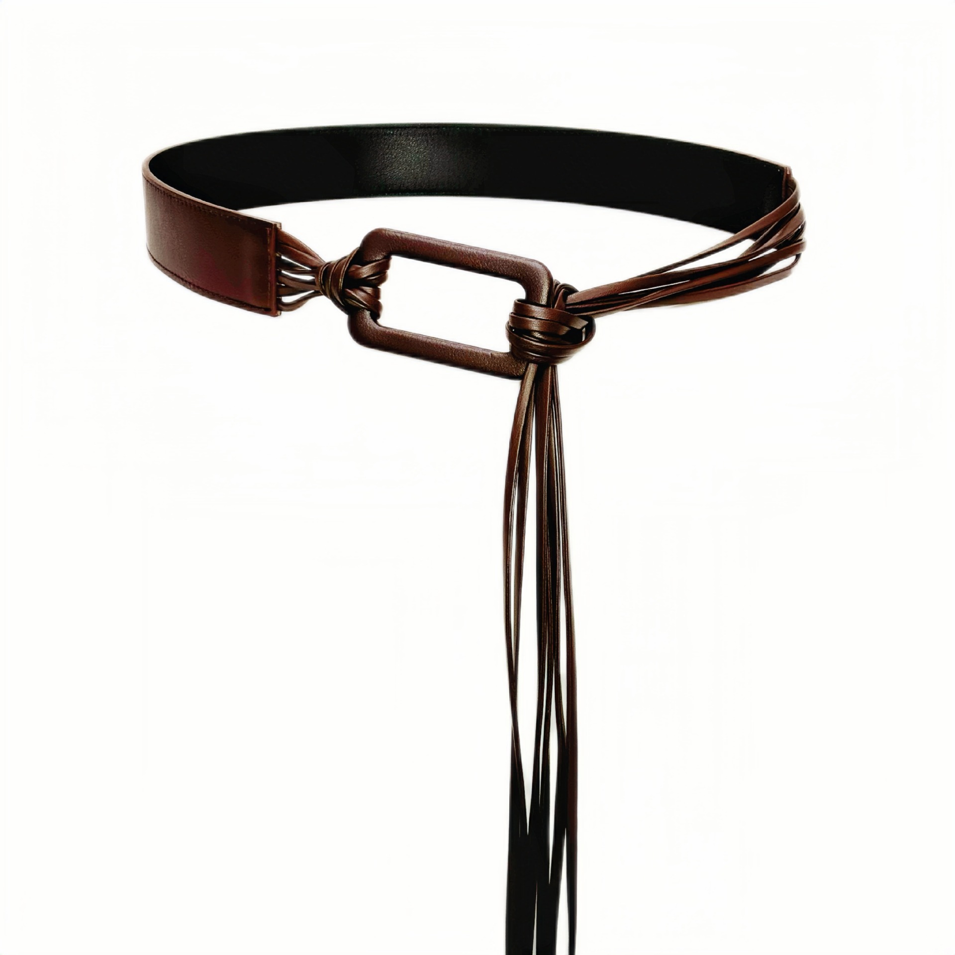 Fashion Knotted Thin Belt Wome - Y2K Ethnic Fashion 리뷰 및 가격