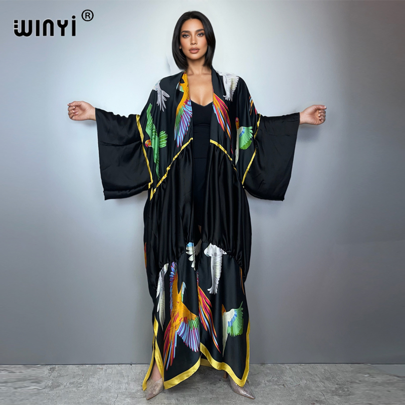 WINYI print boho kimono maxi b - Kaftan Women Boho 리뷰 및 가격