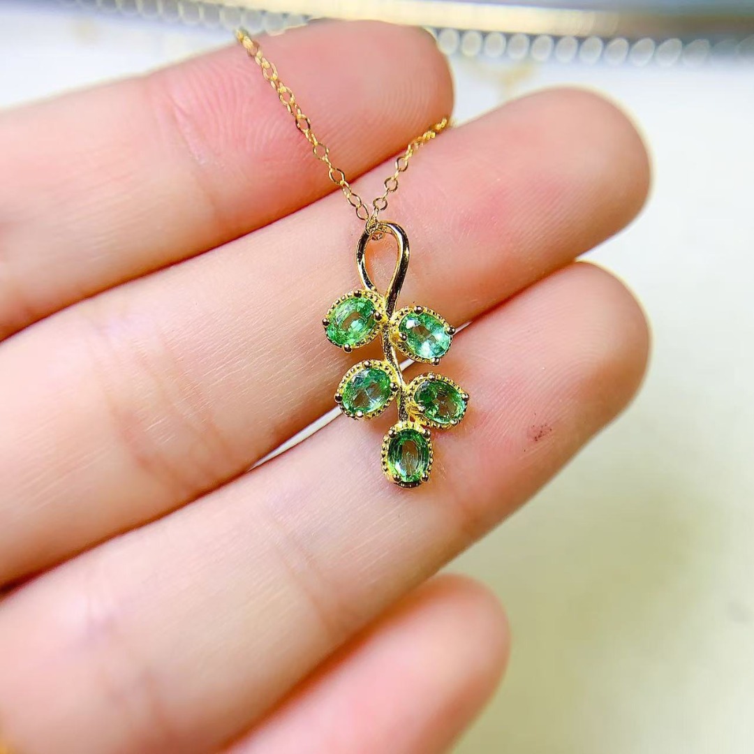 Opulent Genuine Emerald S925 S - Ethnic Fashion Designer 리뷰 및 가격