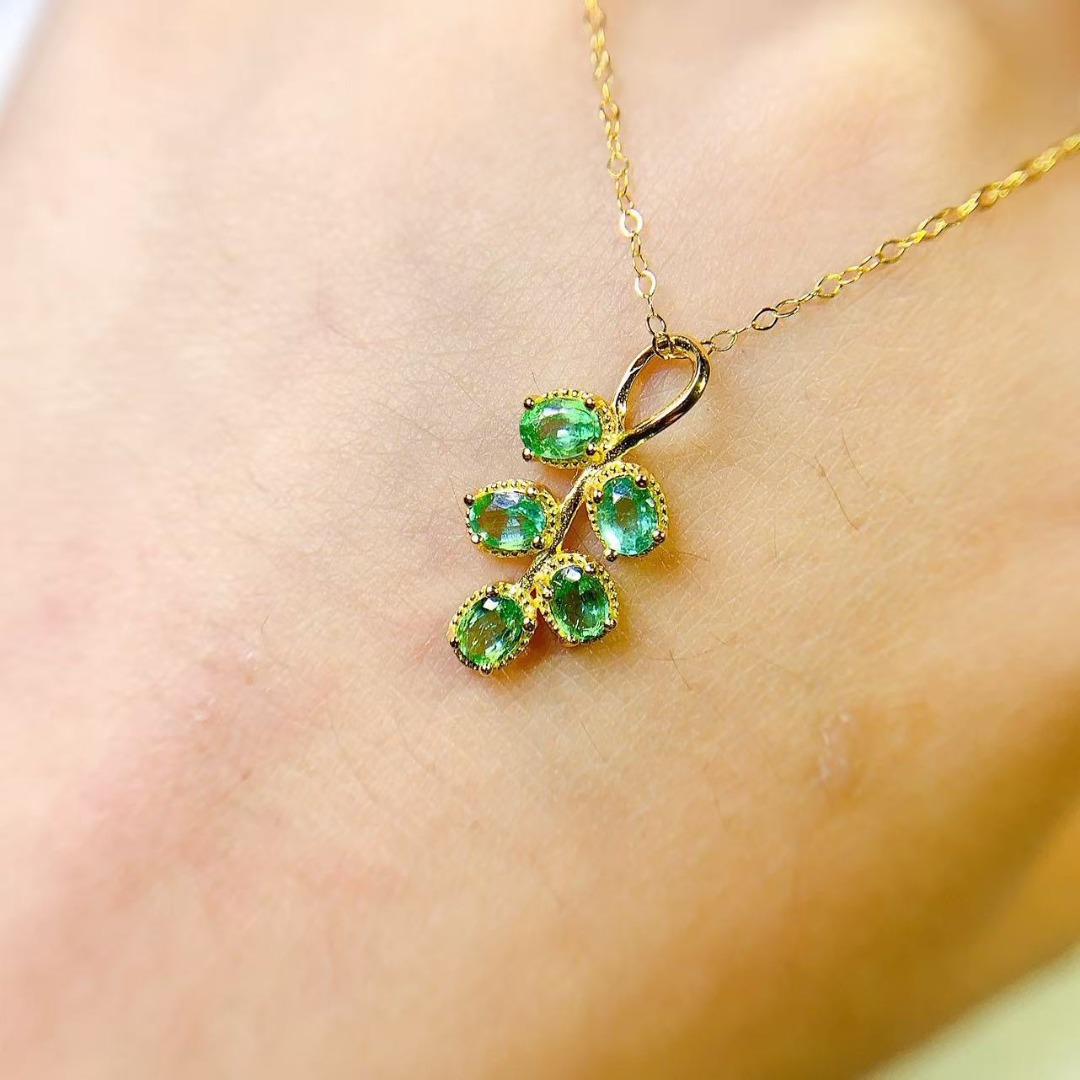 Opulent Genuine Emerald S925 S - Ethnic Fashion Designer 리뷰 및 가격
