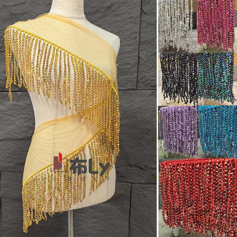 15cm Beaded Sequin Tassel Frin - Ethnic Fashion Designer 리뷰 및 가격