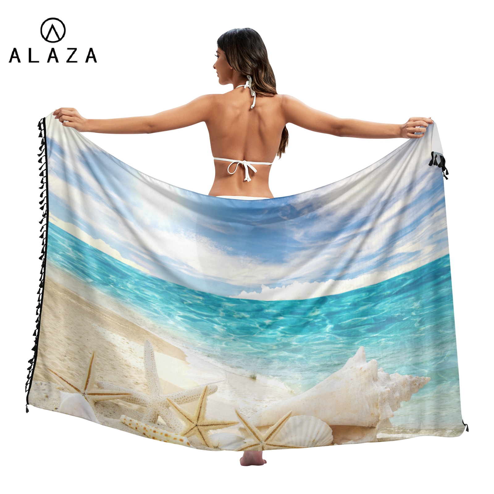 Sexy Women Chiffon Swimwear Pa - Kaftan Women Boho 리뷰 및 가격