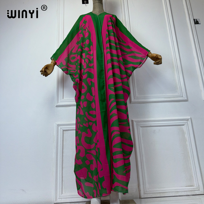 WINYI Africa Bohemia print Kim - Kaftan Women Boho 리뷰 및 가격