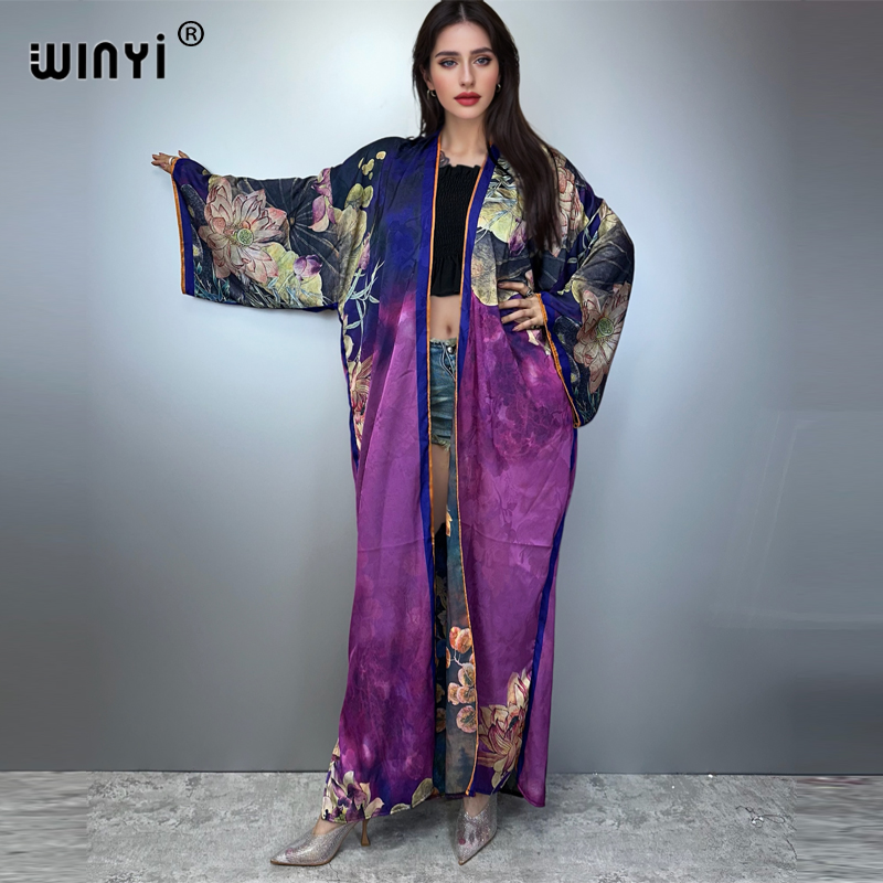 WINYI kimono High-quality Prin - Kaftan Women Boho 리뷰 및 가격