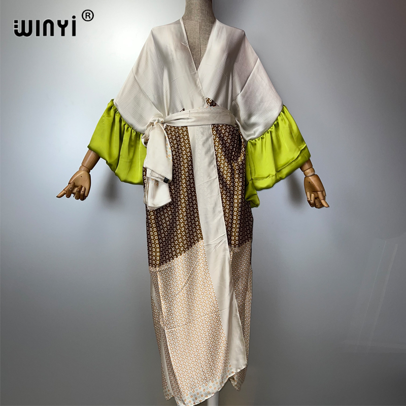 WINYI Summer Kimono party dres - Kaftan Women Boho 리뷰 및 가격