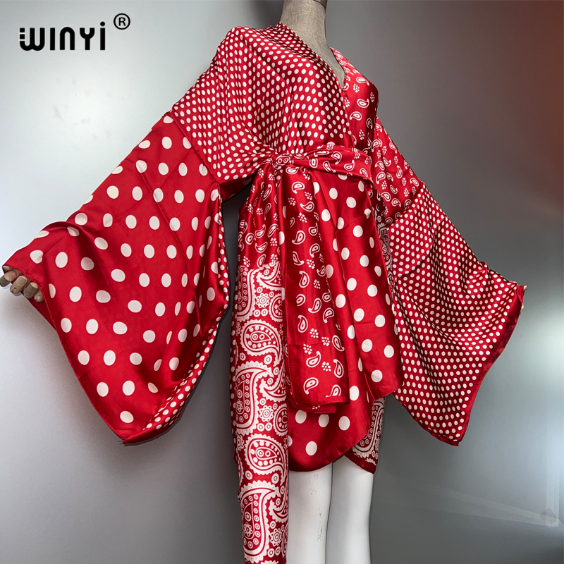 WINYI summer kimono fashion pr - Kaftan Women Boho 리뷰 및 가격