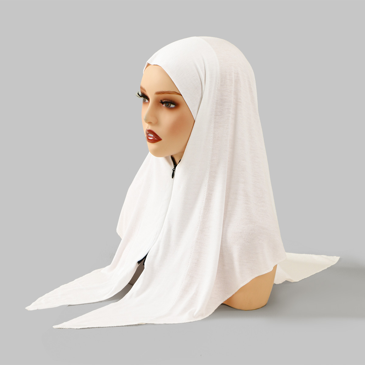 Zipper Design Muslim Hijab Sol - Ethnic Fashion Designer 리뷰 및 가격