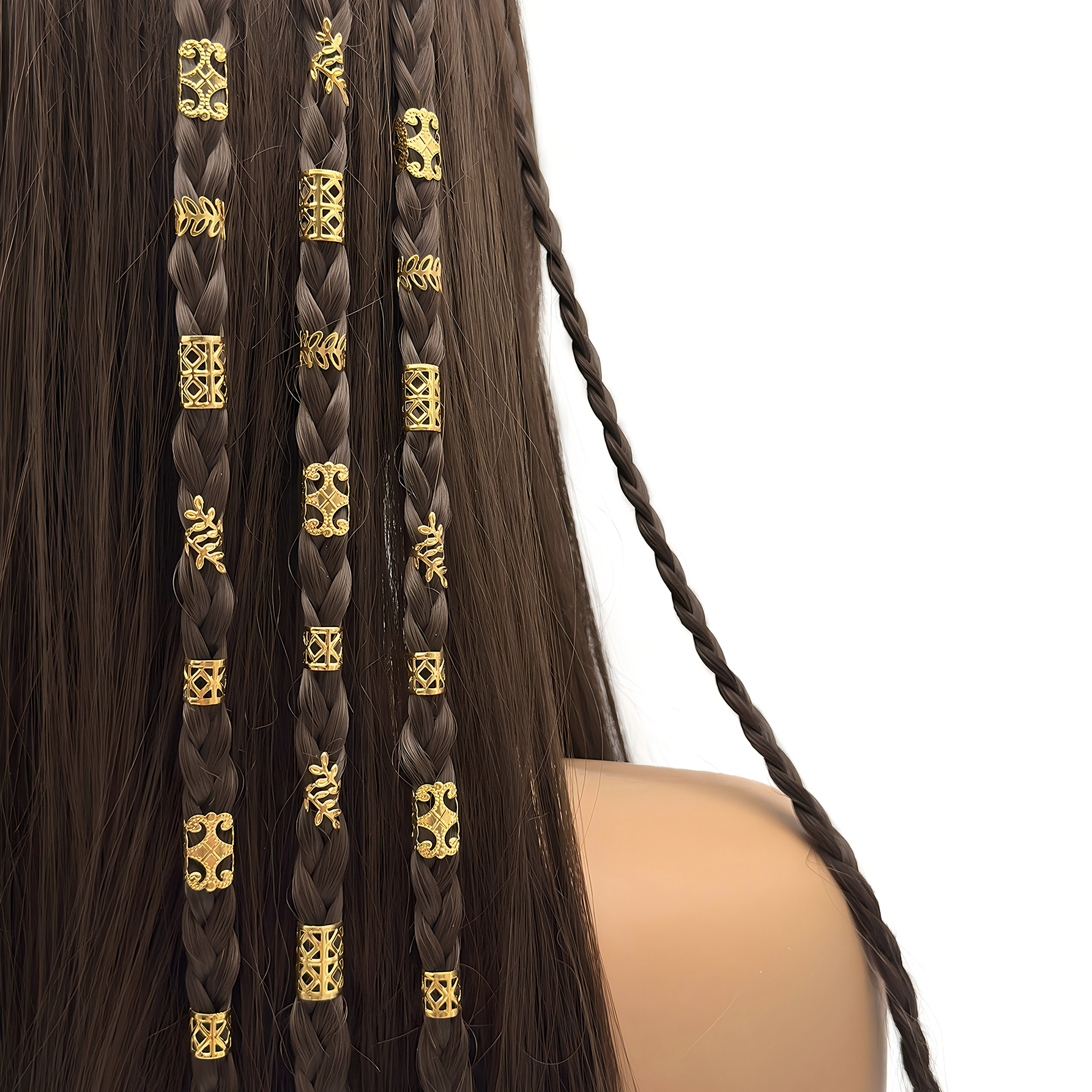 50pcs 5-Shape Hair Rings Set - - Ethnic Fashion Jewellery 리뷰 및 가격
