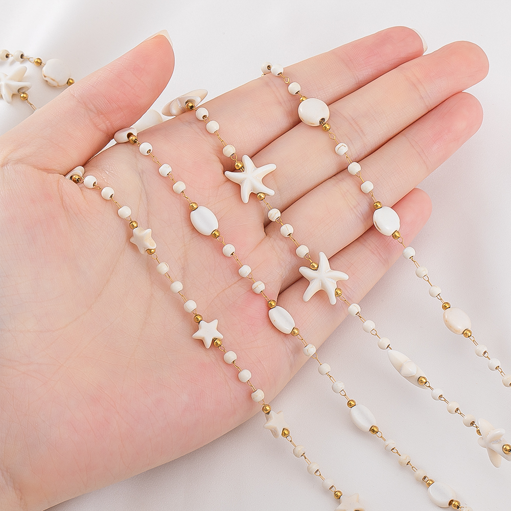1M Boho Chain Stainless Steel  - Ethnic Fashion Jewellery 리뷰 및 가격